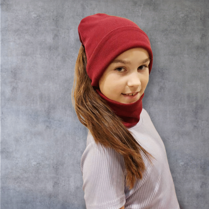 Bordo kepurė ilgakasėm - Image 2