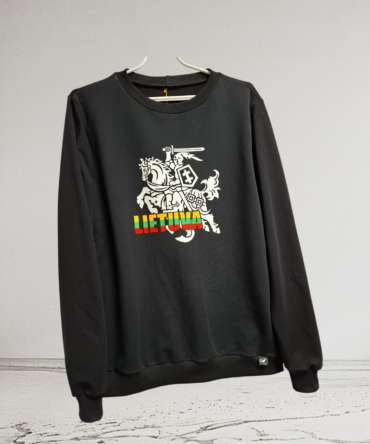 Juodas džemperis Vytis