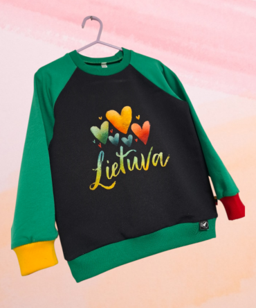 Džemperiukas Lietuva -širdelės