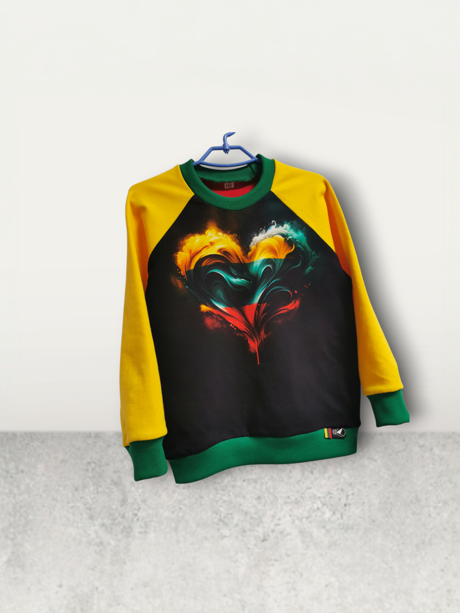 Trispalvis džemperiukas Širdelė LT