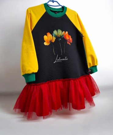 Trispalvė suknelė Lietuvaitė