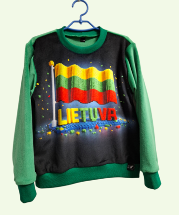 Žalias veliūro džemperis Lietuva