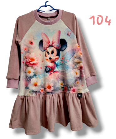 Veliūro suknelė Minė 104